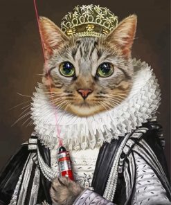 King Meow Paint By Numbers