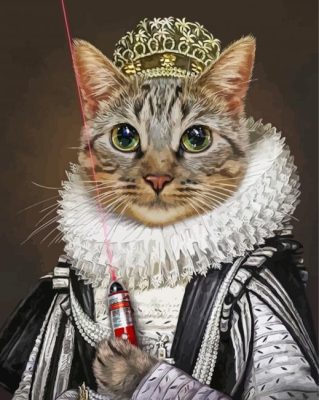 King Meow Paint By Numbers