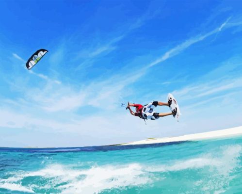 kitesurfing Paint By Numbers