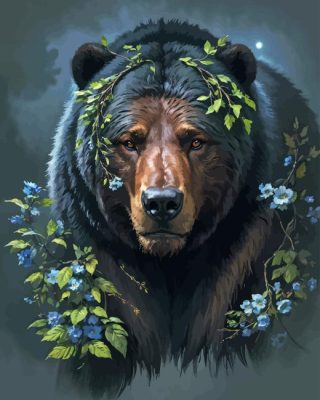 Kodiak Bear Paint By Numbers