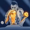 Lionel Messi Cup Paint By Numbers