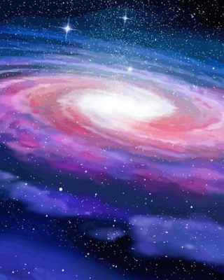 Milky Way Paint By Numbers