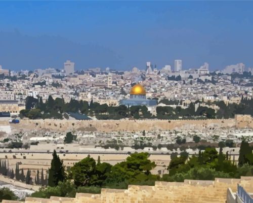 Mount Of Olives Paint By Numbers