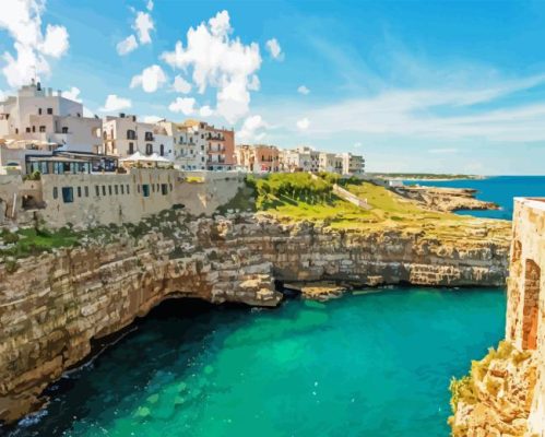 Polignano A Mare Paint By Numbers