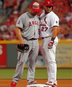 Pujols And Molina Paint By Numbers