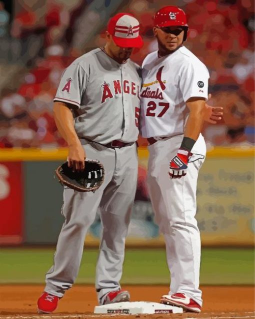 Pujols And Molina Paint By Numbers