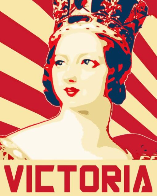 Queen Victoria Poster Paint By Numbers