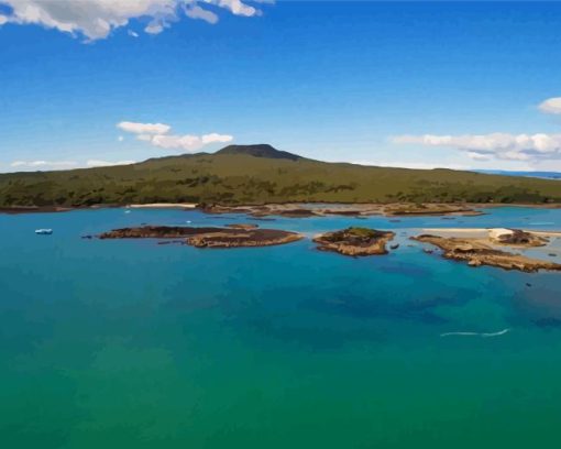 Rangitoto Island Paint By Numbers