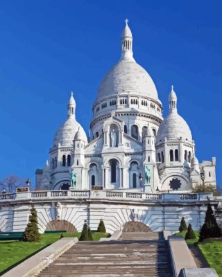 Sacre Coeur Paris Paint By Numbers