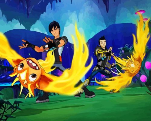 Slugterra Anime Paint By Numbers