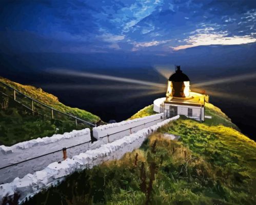 St Abbs Lighthouse Paint By Numbers