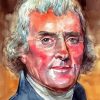Thomas Jefferson Portrait Paint By Numbers