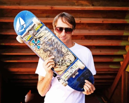 Tony Hawk Paint By Numbers