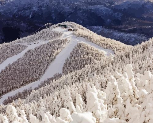 Whiteface Mountain Paint By Numbers