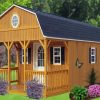 Wooden Mini Barn Paint By Numbers