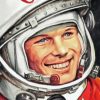 Yuri Gagarin Paint By Numbers