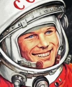 Yuri Gagarin Paint By Numbers