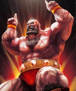 Zangief Paint By Numbers