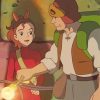 Arrietty And Pod Clock Paint By Numbers
