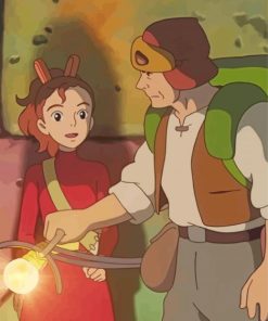 Arrietty And Pod Clock Paint By Numbers