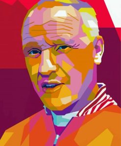 Bill Shankly Pop Art Paint By Numbers