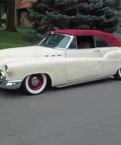 Buick 1950 Hot Rod Paint By Numbers