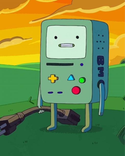 The Robot BMO Paint By Numbers