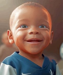 Baby Kylian Mbappe Paint By Numbers