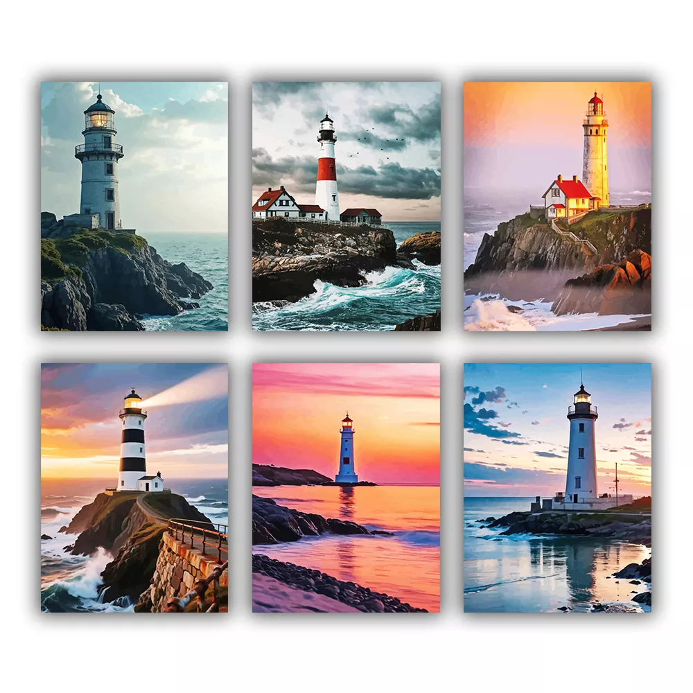 Aesthetic Lighthouse Mini Paint By Numbers Aesthetic Lighthouse Mini Paint By Numbers