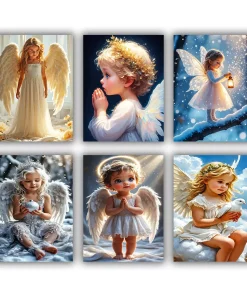 Angel Girl Mini Paint By Numbers