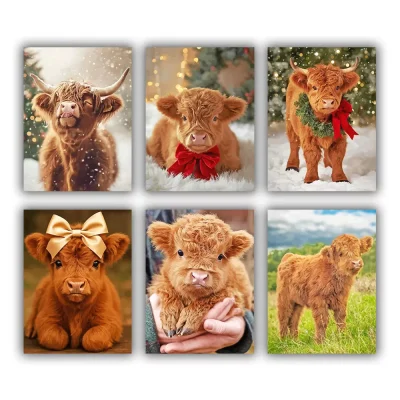 Baby Cow Mini Paint By Numbers