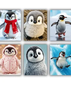 Baby Penguin Mini Paint By Numbers