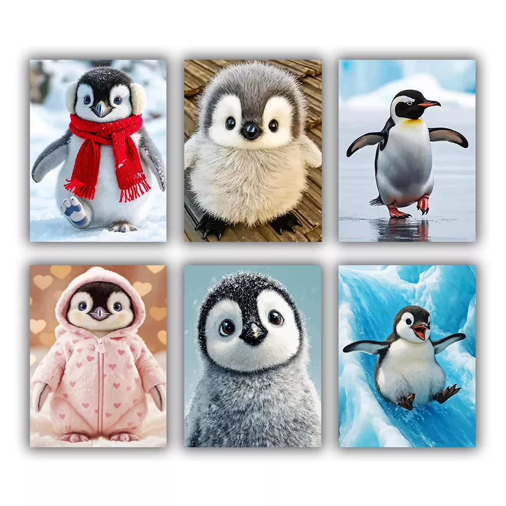 Baby Penguin Mini Paint By Numbers Baby Penguin Mini Paint By Numbers