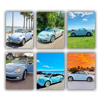 Blue Beetle Convertible mini paint by numbers