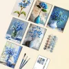 Blue Flowers Mini Paint By Numbers