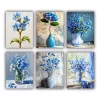 Blue Flowers Mini Paint By Numbers