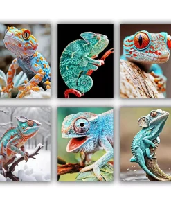 Blue Gecko Mini Paint By Numbers