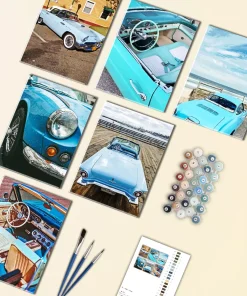 Blue Thunderbird Mini Paint By Numbers