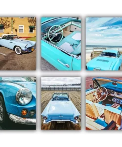 Blue Thunderbird Mini Paint By Numbers