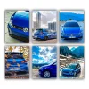 Blue VW Polo mini paint by numbers