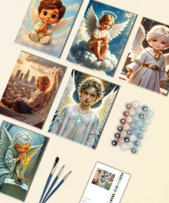 Boy Angel Mini Paint By Numbers