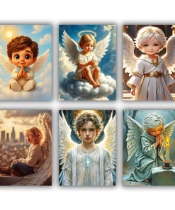 Boy Angel Mini Paint By Numbers