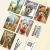 Cute Llamas Mini Paint By Numbers