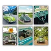 Green Volkswagen Beetle Mini Paint By Numbers