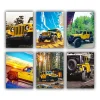 Jeep Wrangler mini paint by numbers