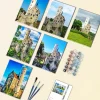 Liechtenstein Castle mini paint by numbers