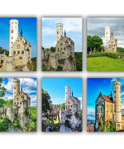 Liechtenstein Castle mini paint by numbers