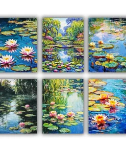 Lilies by Monet Mini Paint By Numbers