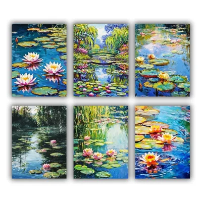 Lilies by Monet Mini Paint By Numbers