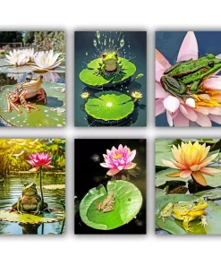 Lily Pad Frog Mini Paint By Numbers